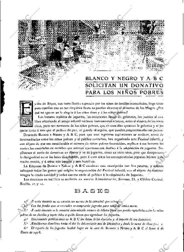 BLANCO Y NEGRO MADRID 21-12-1907 página 19