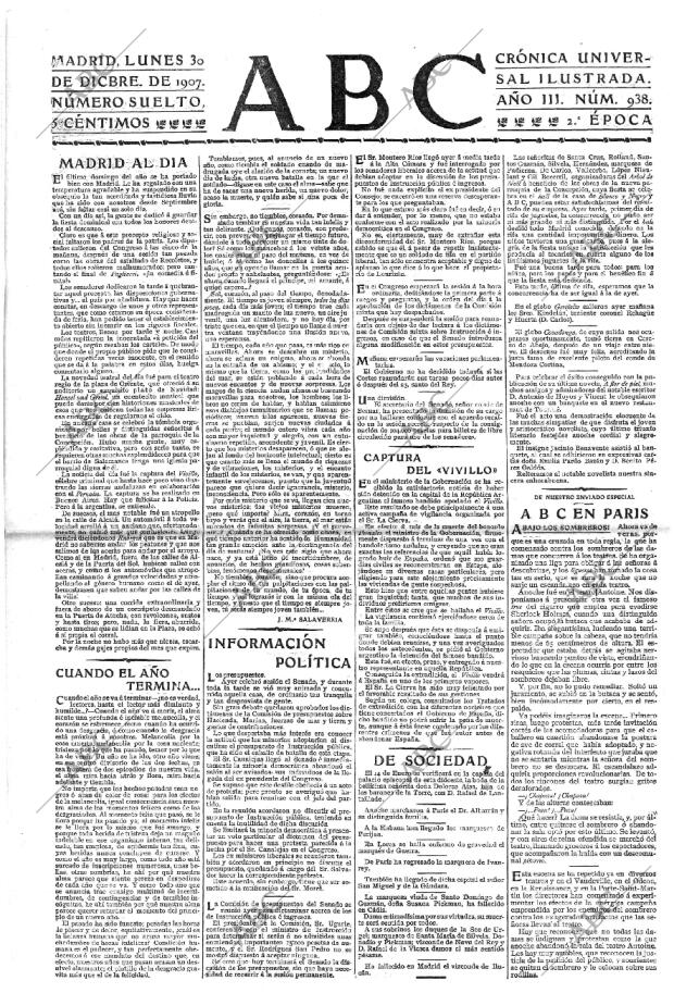 ABC MADRID 30-12-1907 página 1