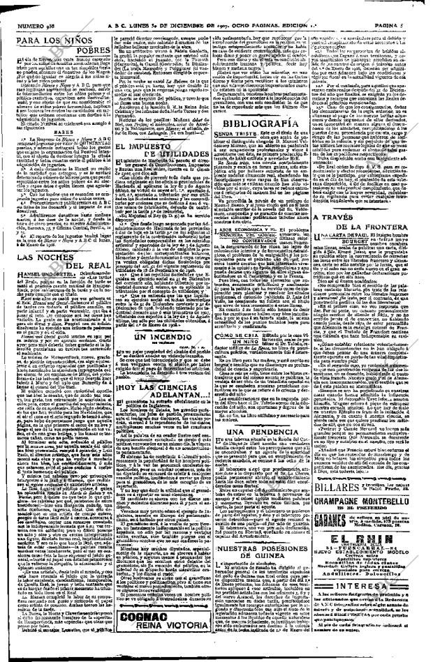 ABC MADRID 30-12-1907 página 5