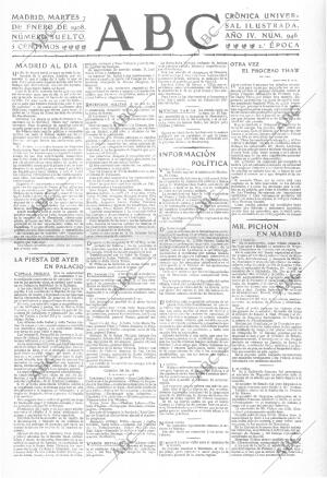 ABC MADRID 07-01-1908 página 1