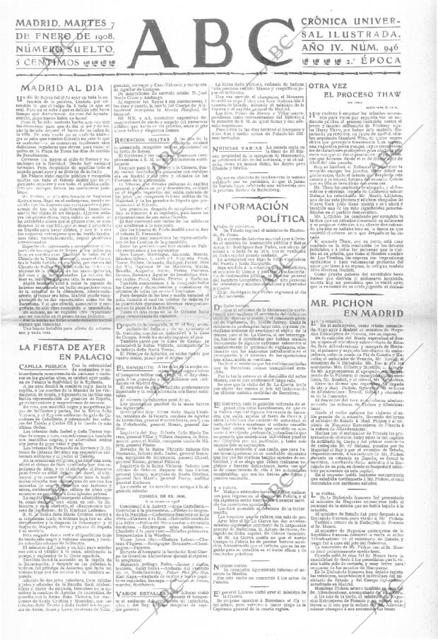 ABC MADRID 07-01-1908 página 1