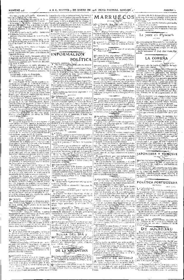 ABC MADRID 07-01-1908 página 2