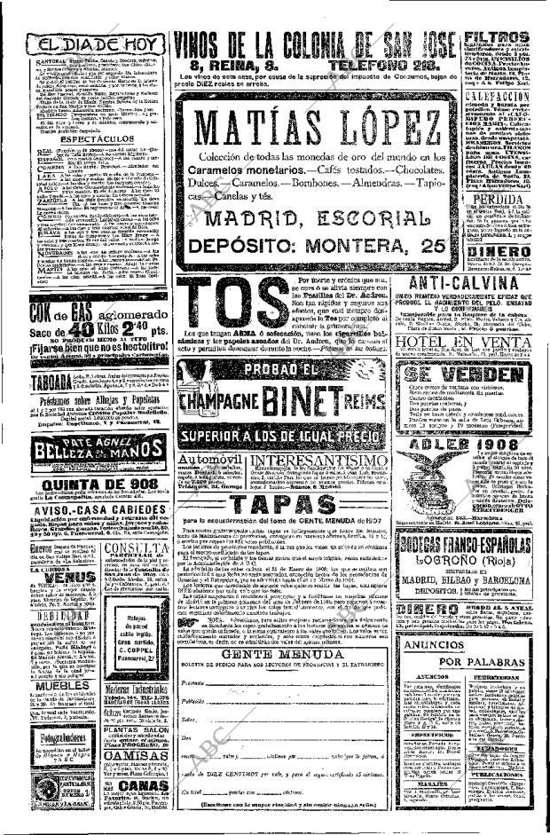 ABC MADRID 07-01-1908 página 8