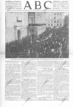 ABC MADRID 10-01-1908 página 1