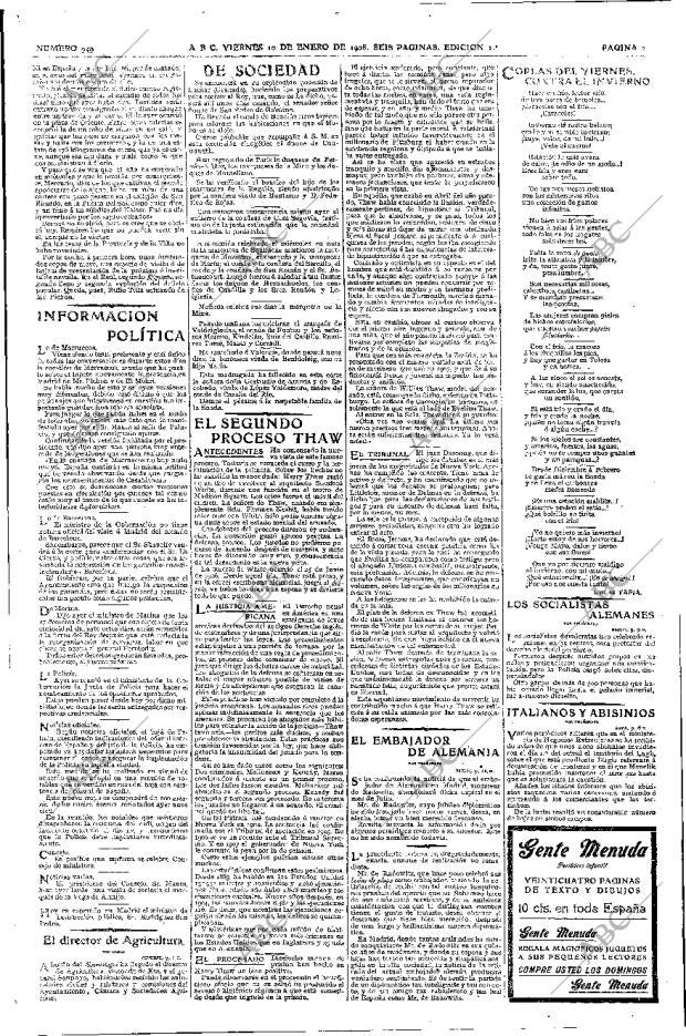 ABC MADRID 10-01-1908 página 2