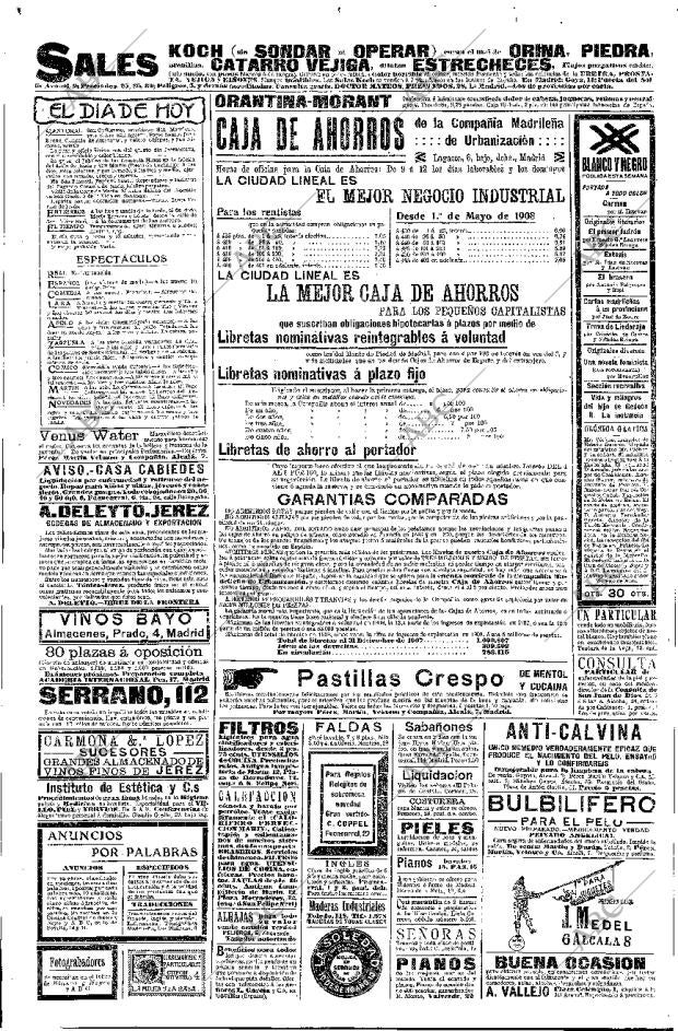 ABC MADRID 10-01-1908 página 6
