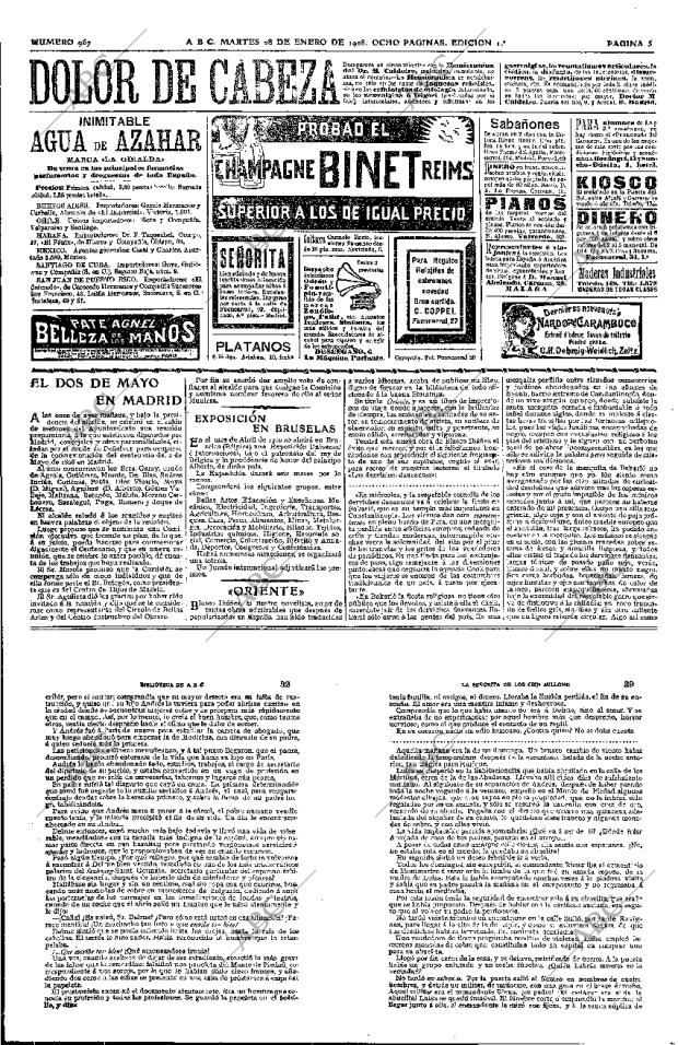 ABC MADRID 28-01-1908 página 5