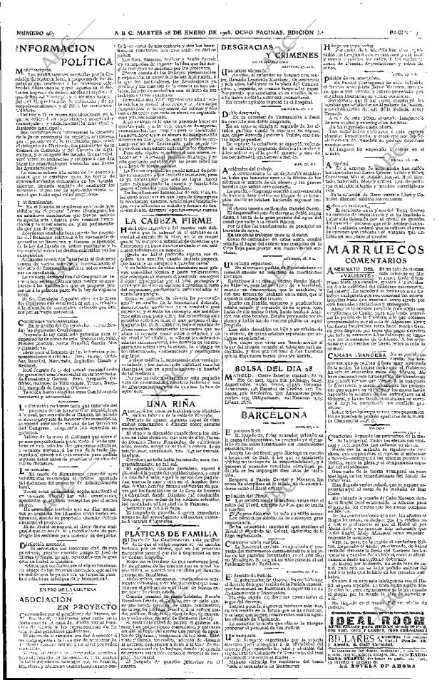 ABC MADRID 28-01-1908 página 7