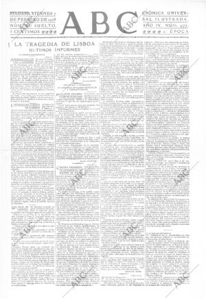 ABC MADRID 07-02-1908 página 1