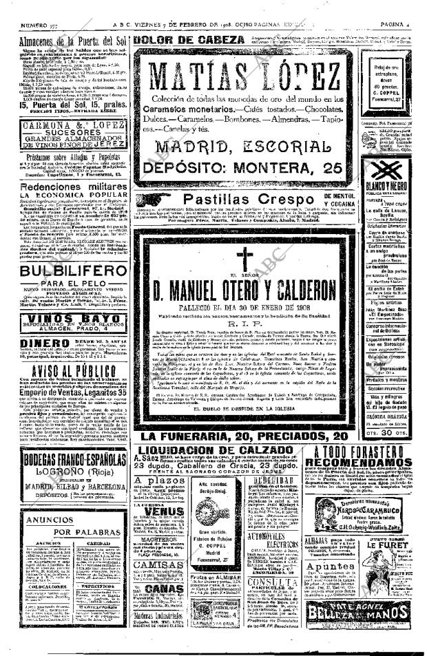 ABC MADRID 07-02-1908 página 4