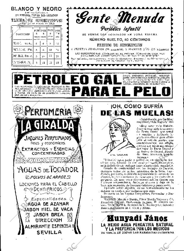 BLANCO Y NEGRO MADRID 08-02-1908 página 24