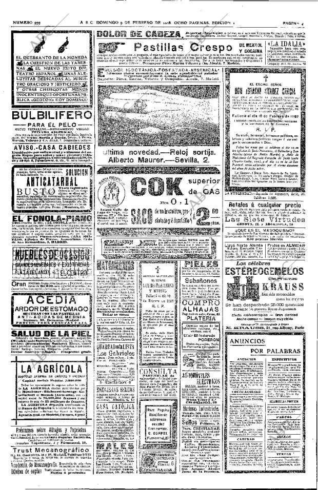ABC MADRID 09-02-1908 página 4