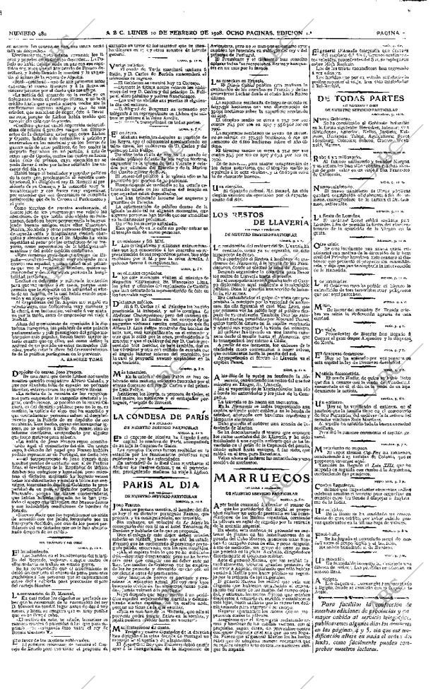 ABC MADRID 10-02-1908 página 2