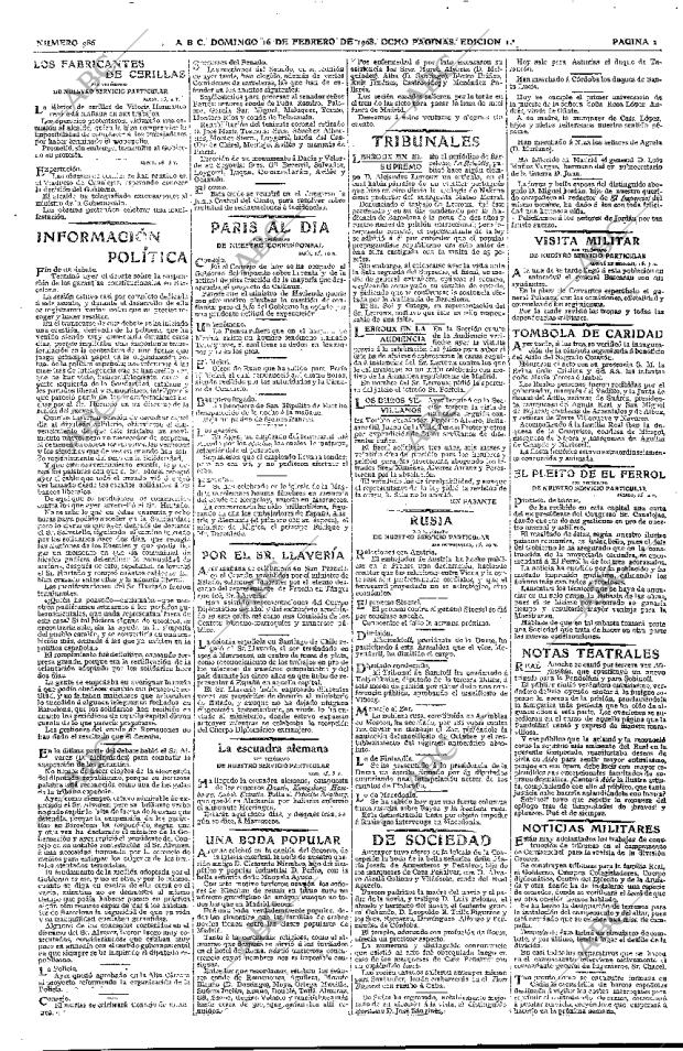 ABC MADRID 16-02-1908 página 2