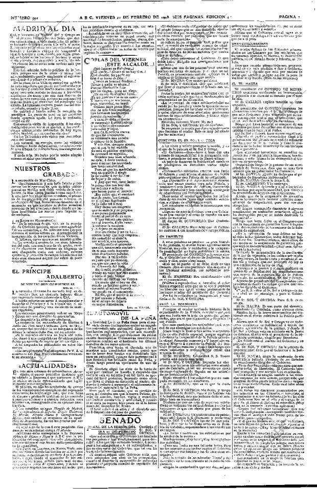 ABC MADRID 21-02-1908 página 2