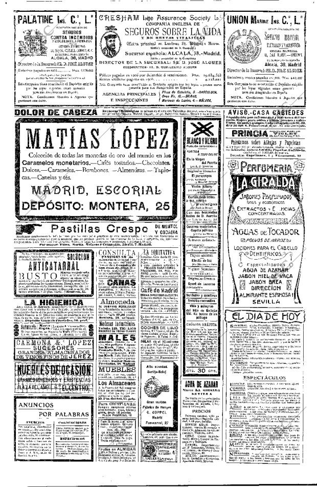 ABC MADRID 21-02-1908 página 6