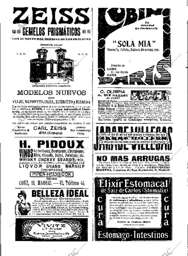BLANCO Y NEGRO MADRID 29-02-1908 página 2
