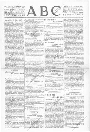 ABC MADRID 01-03-1908 página 1