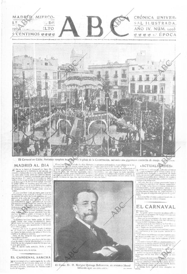 ABC MADRID 04-03-1908 página 1