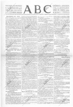 ABC MADRID 08-03-1908 página 1