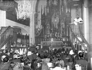 Solemne función Religiosa inaugural del nuevo templo de la casa de salud