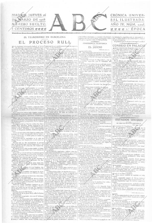 ABC MADRID 26-03-1908 página 1