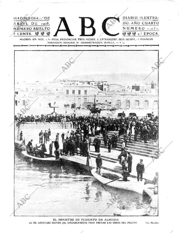ABC MADRID 01-04-1908 página 1