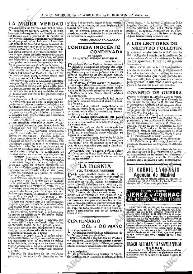 ABC MADRID 01-04-1908 página 17