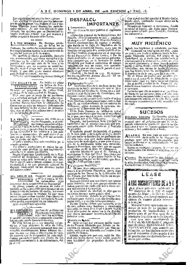 ABC MADRID 05-04-1908 página 15