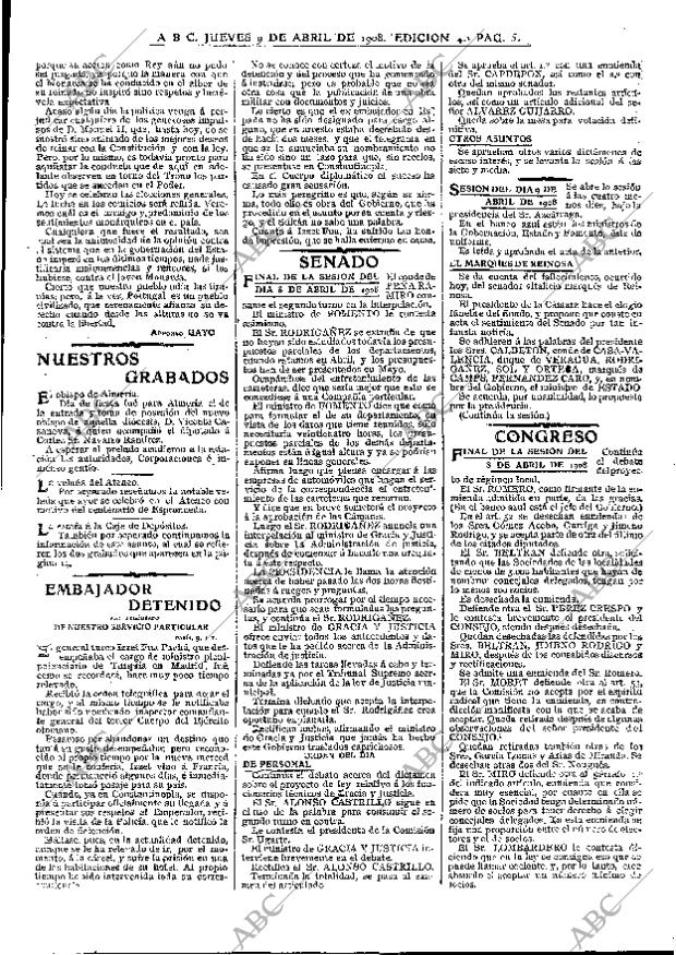 ABC MADRID 09-04-1908 página 5
