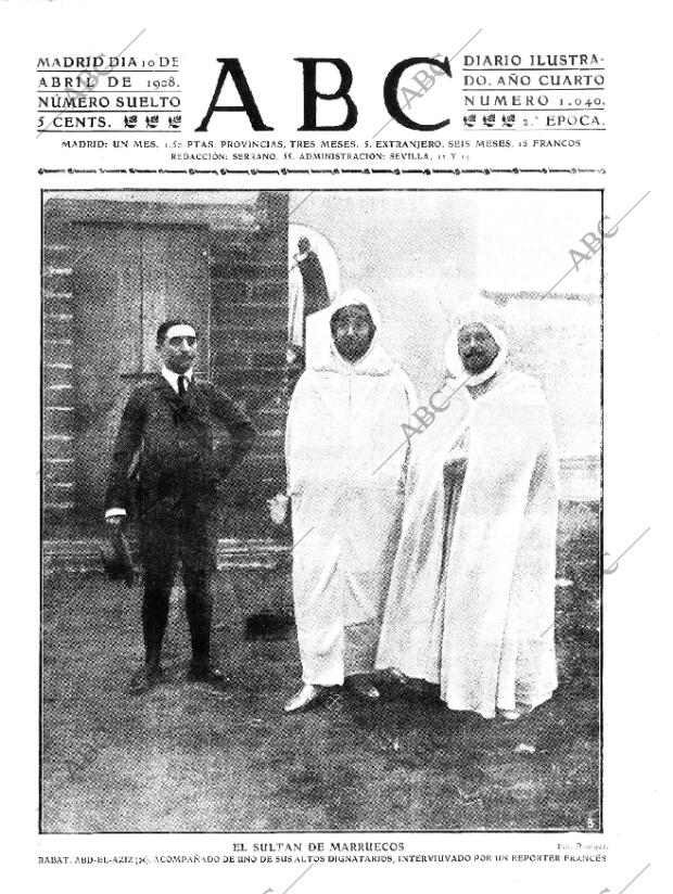 ABC MADRID 10-04-1908 página 1