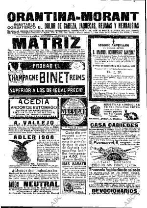 ABC MADRID 14-04-1908 página 20