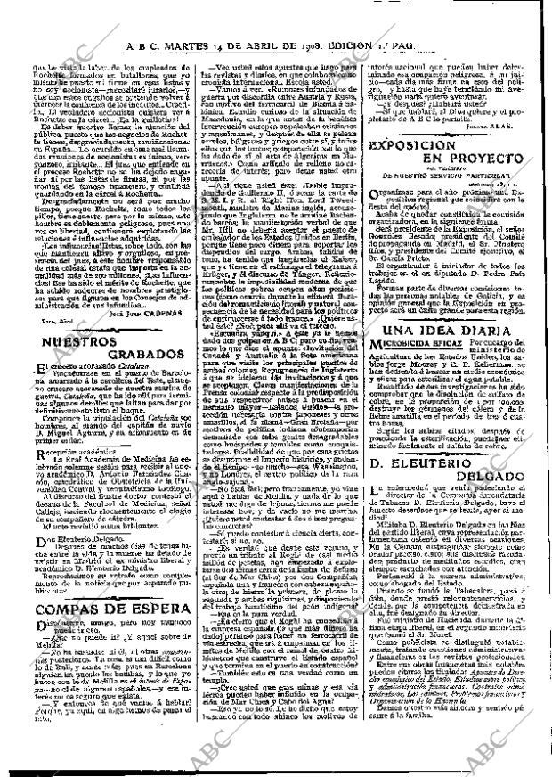 ABC MADRID 14-04-1908 página 4