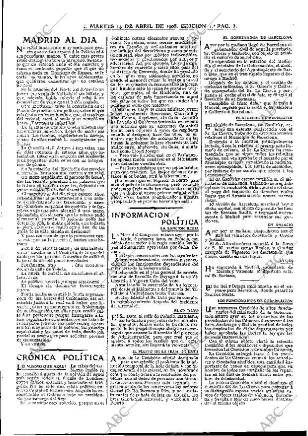 ABC MADRID 14-04-1908 página 5