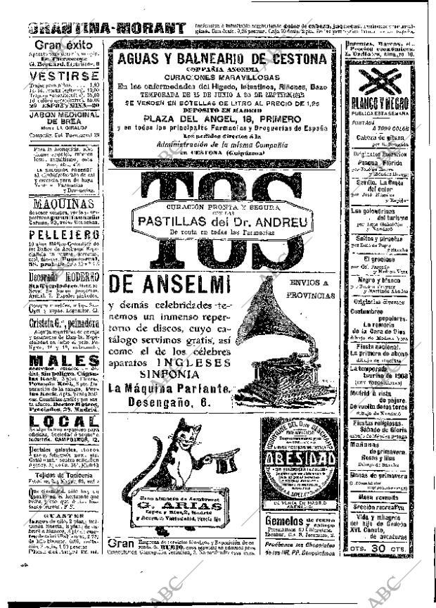 ABC MADRID 18-04-1908 página 2