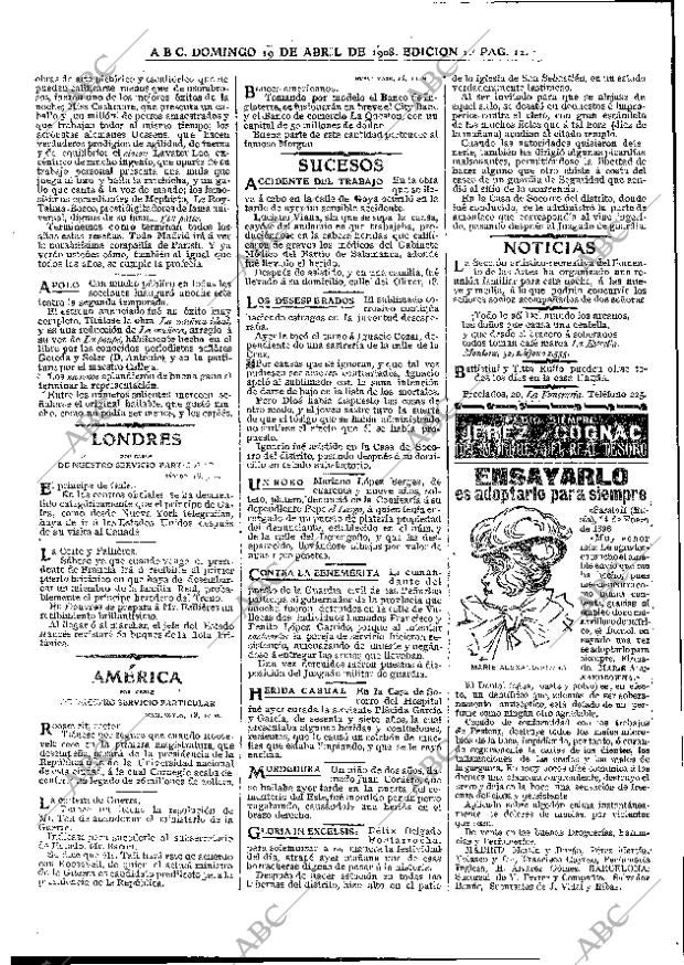 ABC MADRID 19-04-1908 página 12