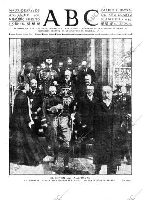 ABC MADRID 20-04-1908 página 1