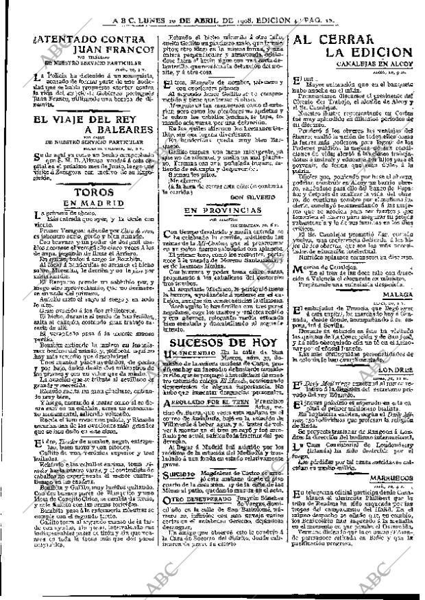 ABC MADRID 20-04-1908 página 15