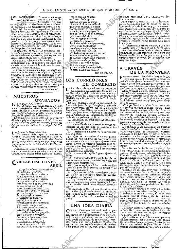 ABC MADRID 20-04-1908 página 4