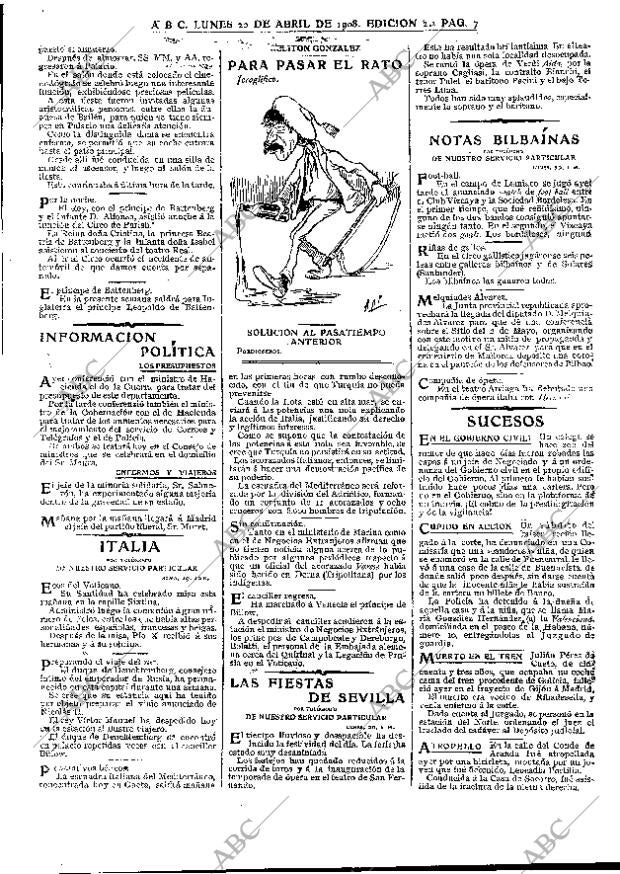 ABC MADRID 20-04-1908 página 7
