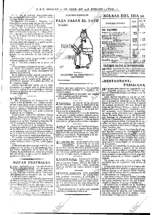 ABC MADRID 21-04-1908 página 13