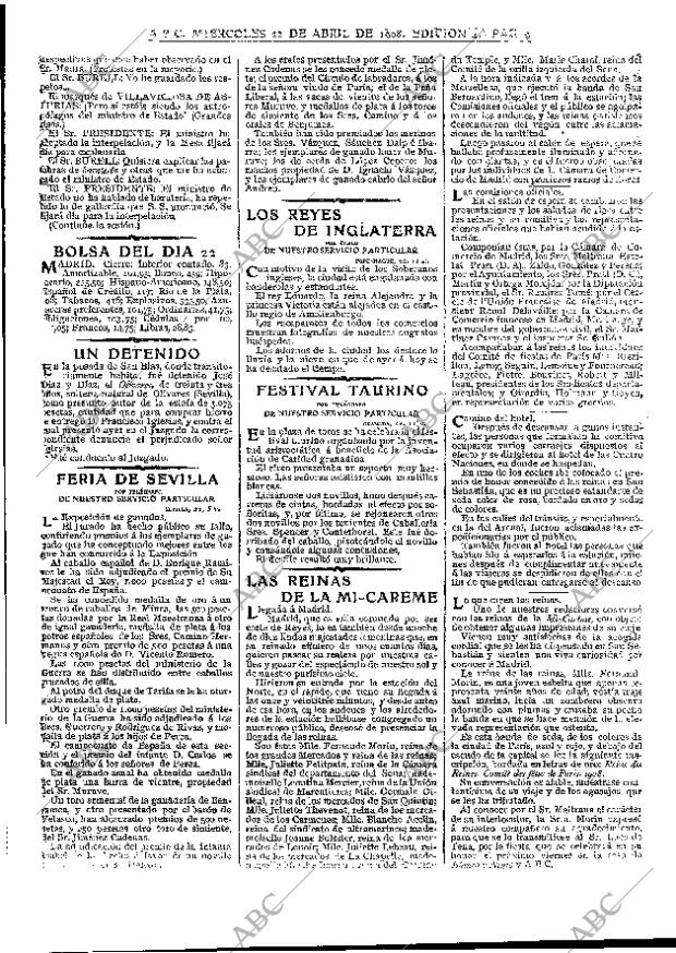 ABC MADRID 22-04-1908 página 9