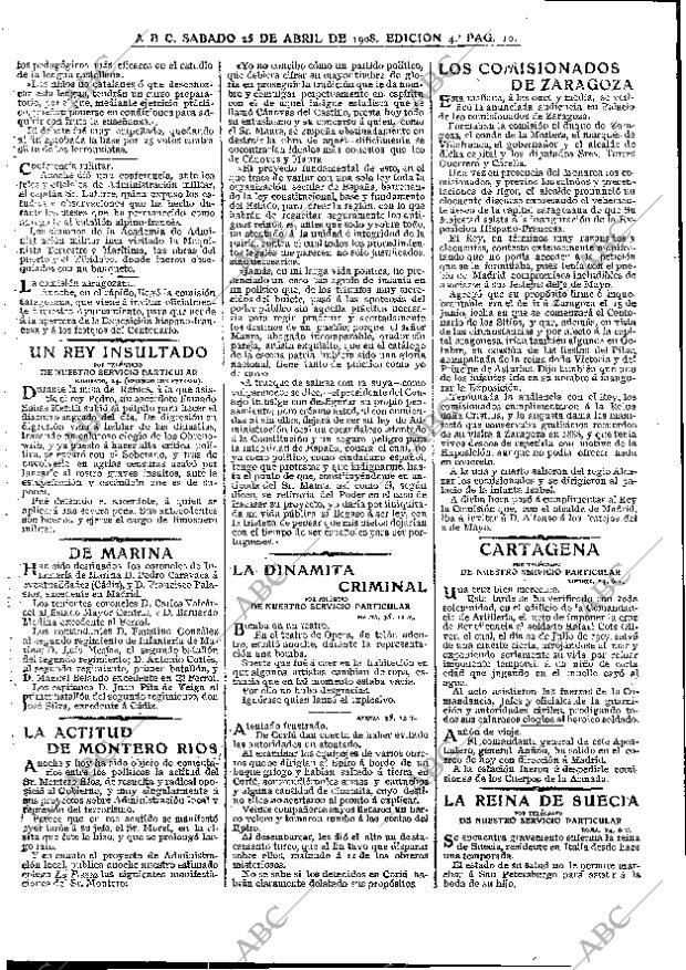 ABC MADRID 25-04-1908 página 10