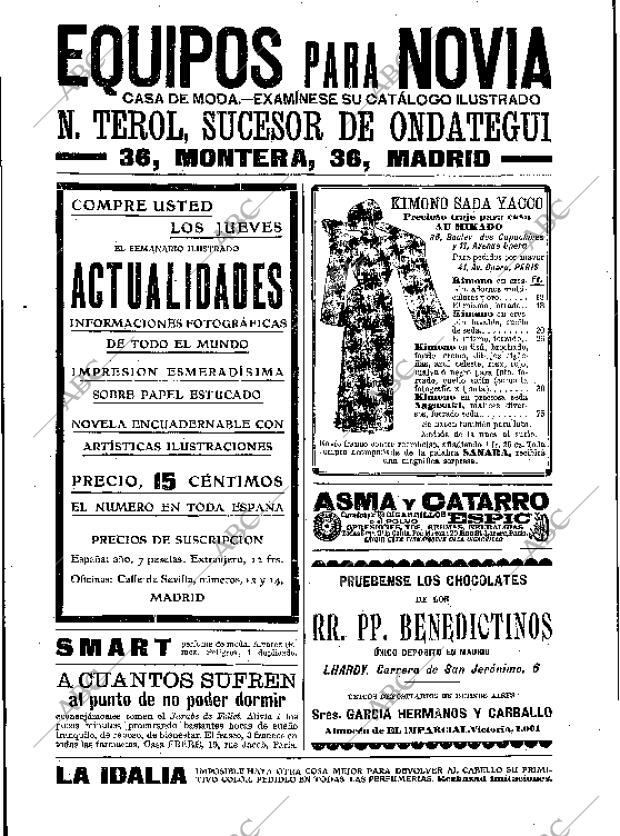 BLANCO Y NEGRO MADRID 25-04-1908 página 28