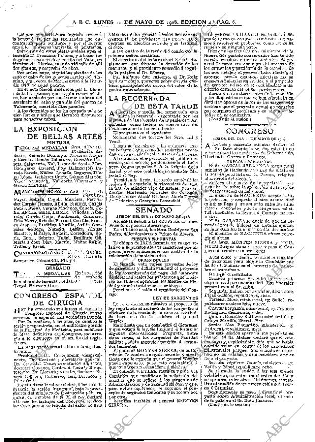 ABC MADRID 11-05-1908 página 6