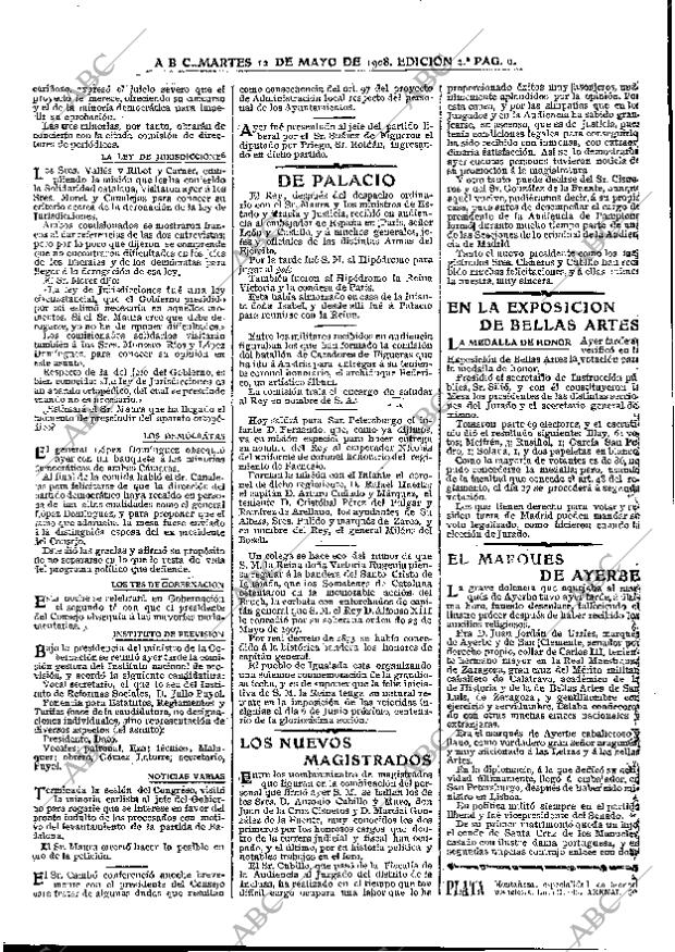 ABC MADRID 12-05-1908 página 6