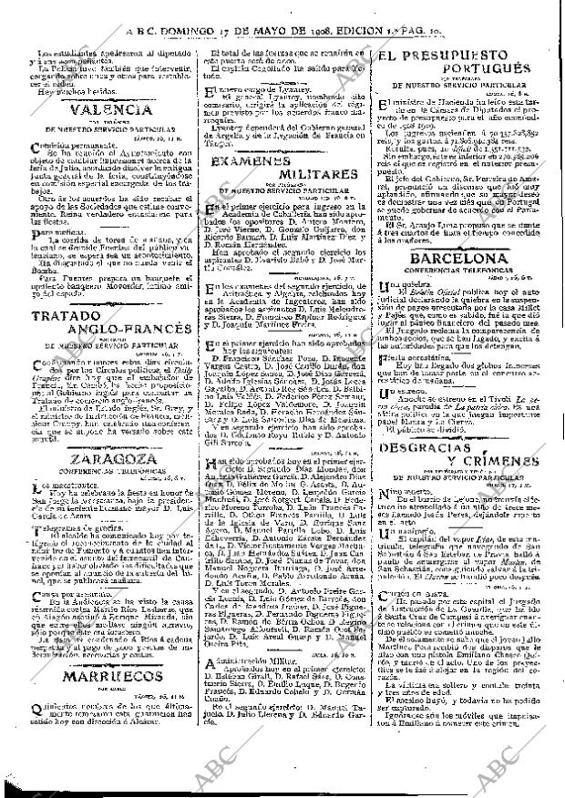 ABC MADRID 17-05-1908 página 10