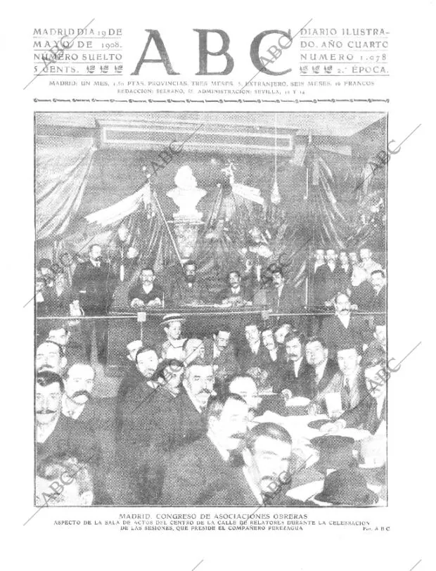 ABC MADRID 19-05-1908 página 1