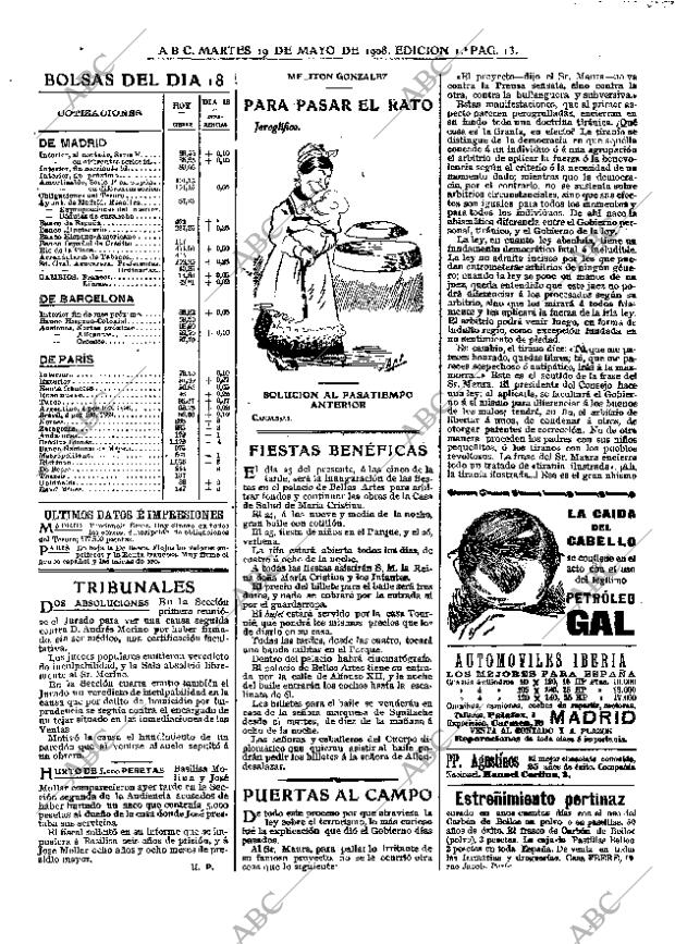 ABC MADRID 19-05-1908 página 13