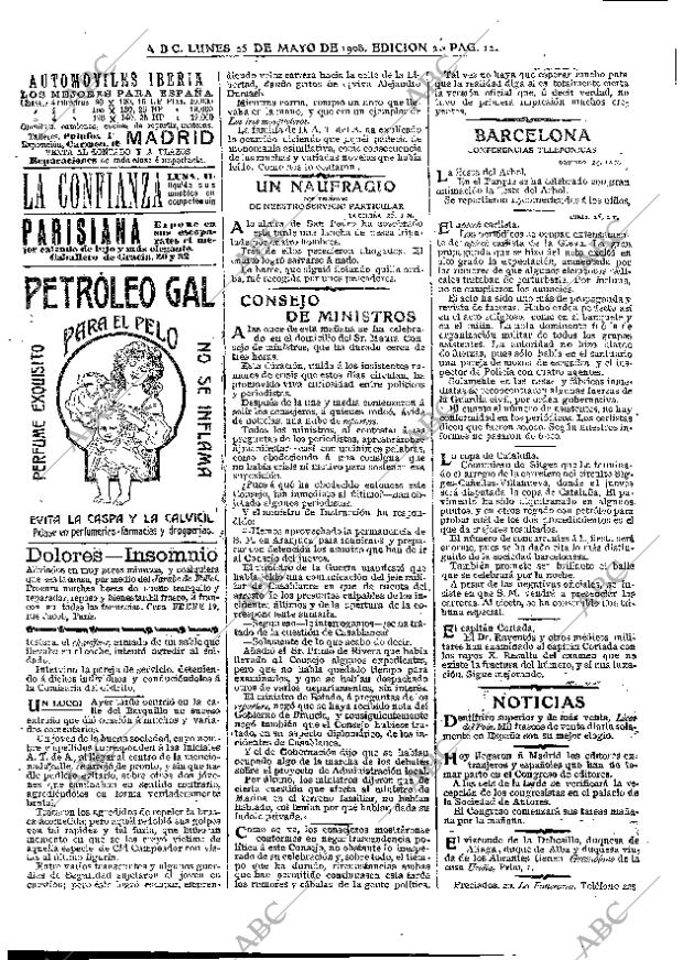 ABC MADRID 25-05-1908 página 12